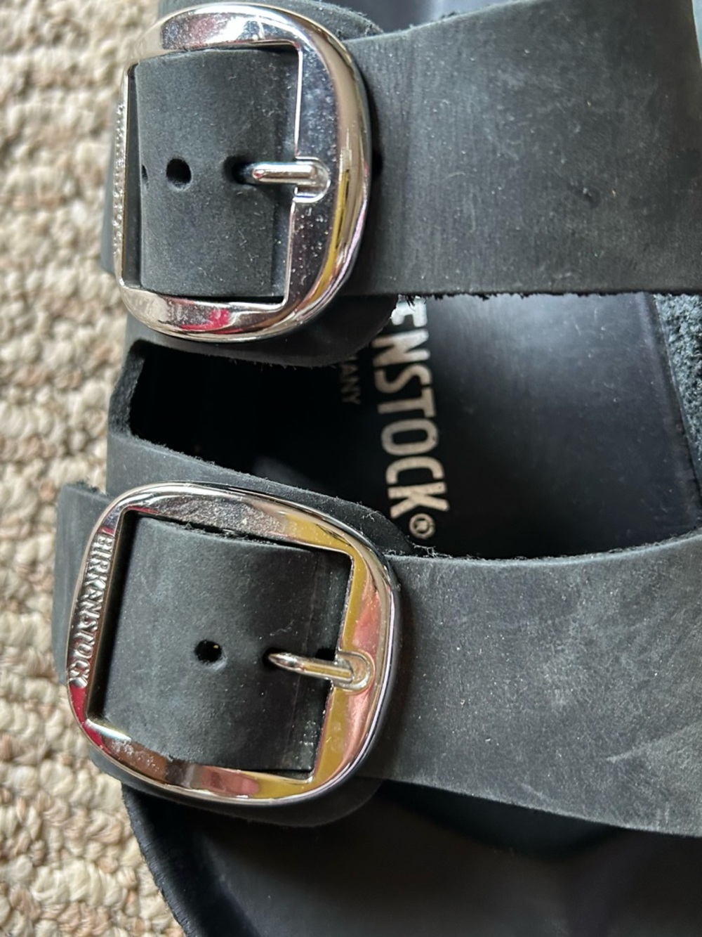 Birkenstock Black Arizona EVA Slip-On Sandals size 7.5-8 - Picture 4 of 12